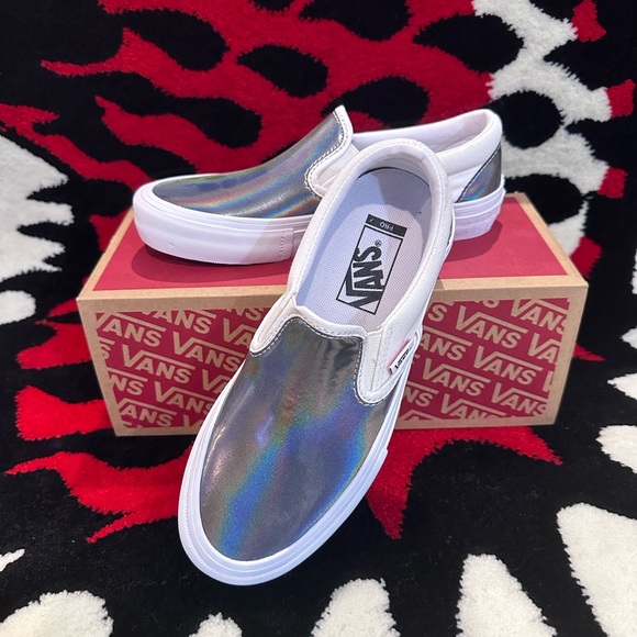 Vans Shoes - Vans Holographic Slip On Shoes
